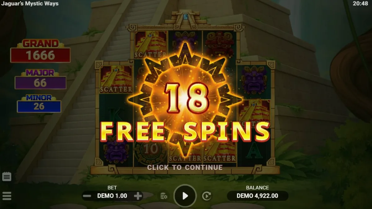 Jaguar’s Mystic Ways slot theme with jungle temple and golden jaguar idol